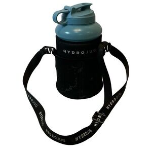 HydroJug Water Bottle with‎ Sleeve and Strap Teal Blue 73 oz fitness gym workout